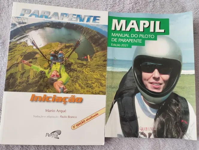 Livros Parapente. MAPIL + Iniciação do Mario Arqué