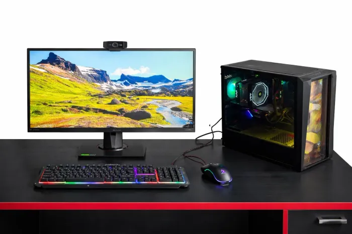 PC Gamer Completo com Monitor ASUS, Teclado, Mouse Gamer e Webcam