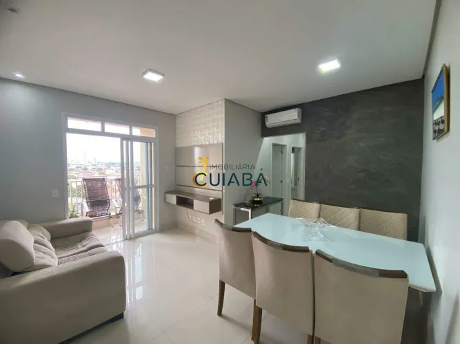 Apartamento Semi-mobiliado para Locação no Jardim Beira Rio, próximo Unic.