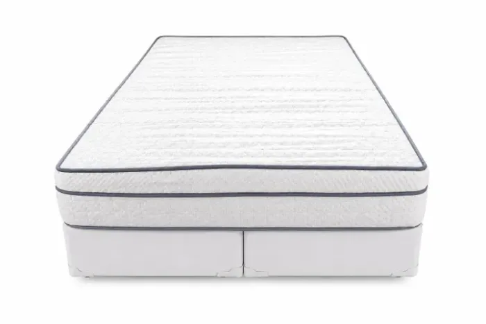 Kit Cama Casal Colchão Molas Bonnel + Base Box Bipartido Alta Durabilidade