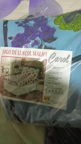 Jogo de Lensol de malha Queen
