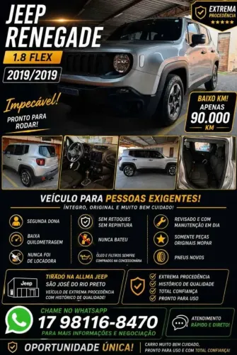 Jeep Renegade 1.8 4X2 Flex 16V Aut. 2019