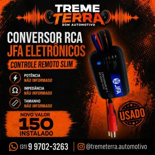Conversor RCA, JFA Eletronicos