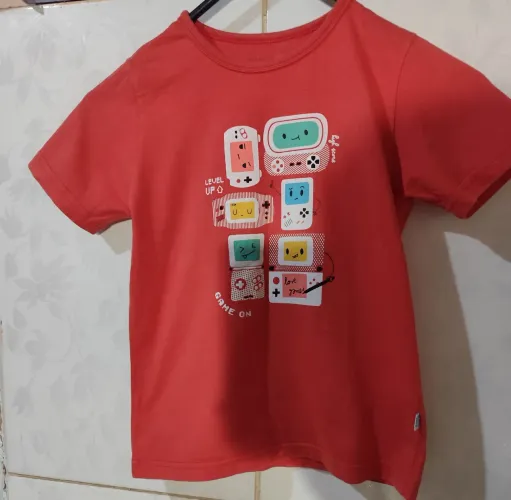 Camisa Alphabeto Infantil 5- 6 anos 