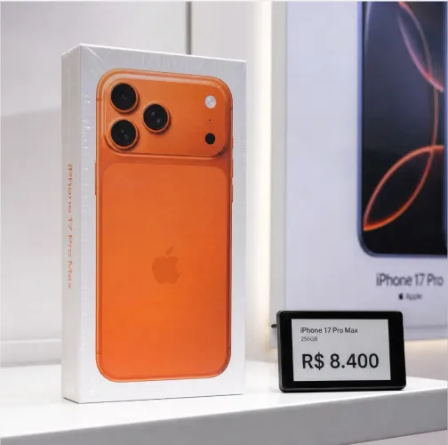 IPhone 17 Pro Max 256GB LARANJA  LACRADO NA CAIXA 100% Original Apple 