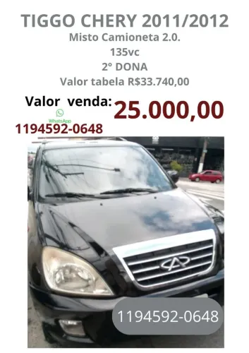 Chery Tiggo 2.0 16V Mec. 5P 2012