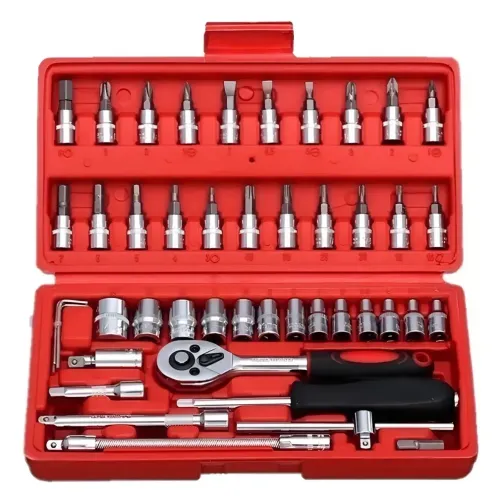 Kit Chaves Ferramentas 46 Peças com Maleta