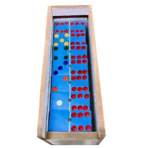 Dominó Profissional de Pvc Grande - Espessura De 1 Cm com Esfera Azul