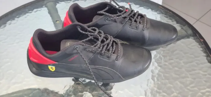 Tênis Puma Scuderia Ferrari Drift Cat Delta Preto