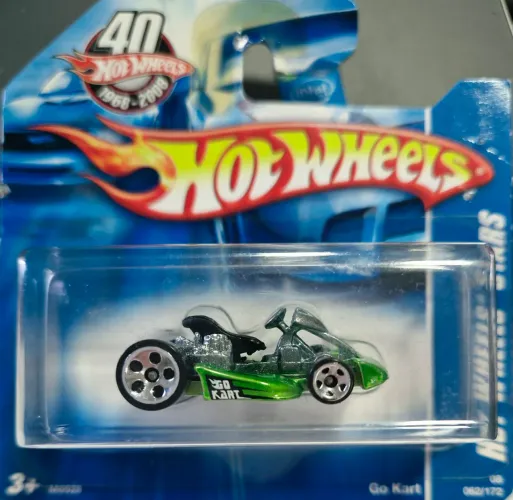 Hot Wheels Go Kart Edição 40 anos cartela curta