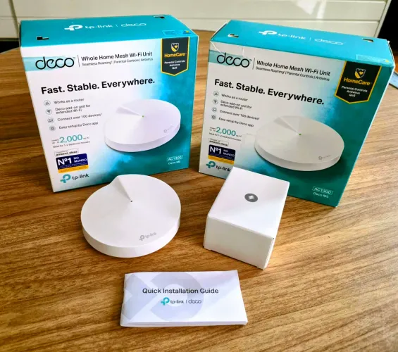 Roteador Deco tp-link M5 AC1300 (Kit com 2 Unidades)