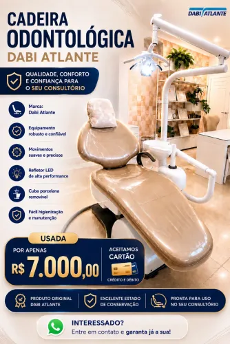 Cadeira odontológica Dabi Atlante