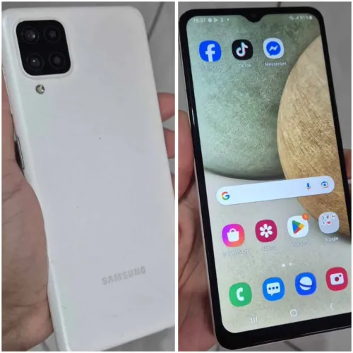 Samsum A12 barato não abaixo valor(Leia)64GB de memoria tela gigante