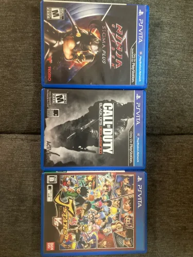 Jogos psvita Ninja Gaiden J Stars Call of duty Black Ops