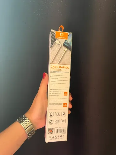 Cabo Carregador Usb Tipo C H'maston 3 Metros Rápido Xiaomi