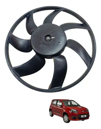 Motor Ventoinha Radiador Uno Vivace 1.0 2012 C/ Ar