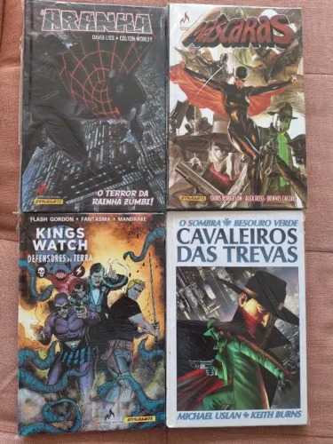 Aranha, Máscaras, Kings Watch, Sombra, Besouro Verde, ...