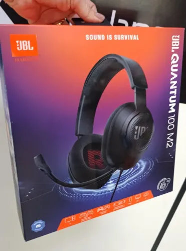 Fone Headset Gamer Jbl Quantum 100m2 Com Microfone Para Pc Ps5 Xbox P2 - Loja Coimbra