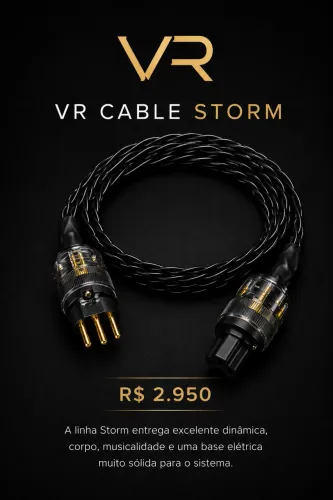 Cabo de energia VR Cable Hi-FI padrão Abnt