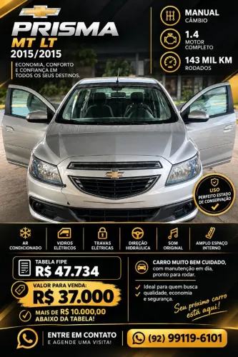 Chevrolet Prisma Sed. LT 1.4 8V Flexpower 4P 2015
