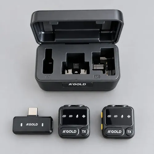 Vendo microfone de lapela sem fio da marca ?GOLD (A?Gold), perfeito estado.