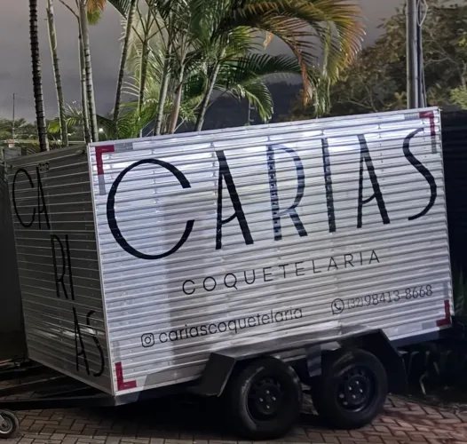 Carretinha Baú Alumínio Rodagem Dupla 2024 Reforçada - Muito Nova 