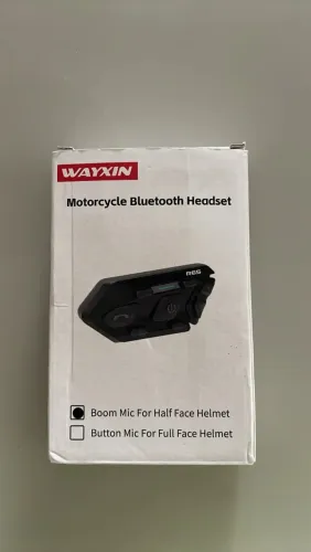 Intercomunicador WAYXIN R65 Bluetooth para Capacete - NOVO LACRADO - Comprado na Europa!