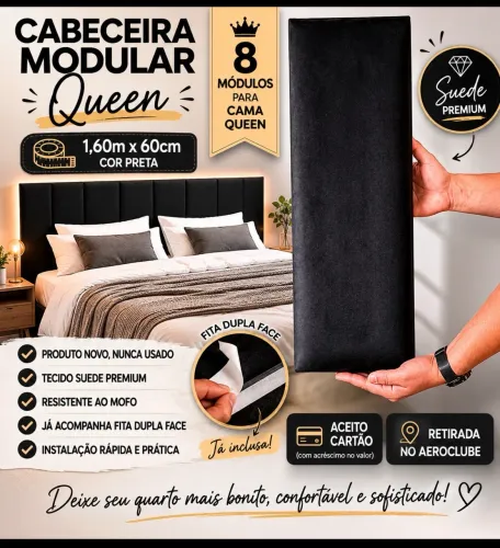 Kit de Módulos Cabeceira Cama Queen