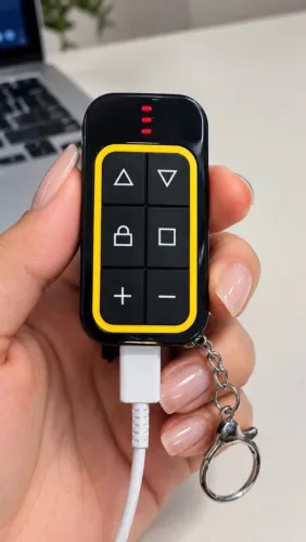 Controle Remoto para Portão com Entrada USB-C (Recarregavel)