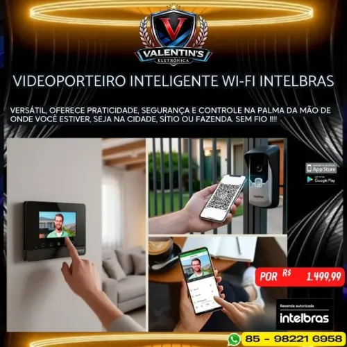 Videoporteiro inteligente Wi-Fi Intelbras