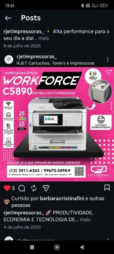 Venda impressora multifuncional WF 5890