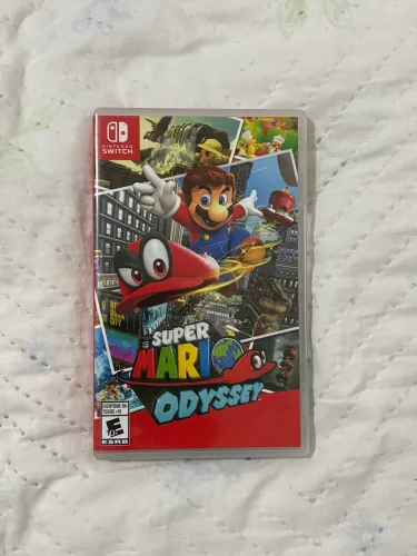Jogo Super Mario Odyssey Nintendo Switch Mídia Física
