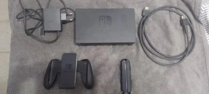 Kit Nintendo Switch, Dock, Carregador, Grip, Hdmi, Parcelo, Aceito troca