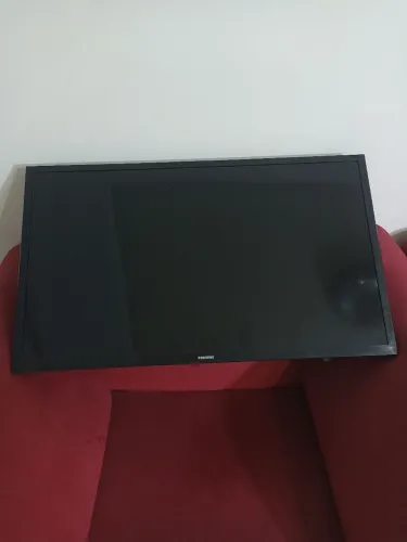 TV SAMSUNG tela ficou azul