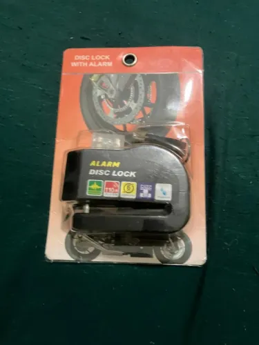 Cadeado/Alarme Freio de Disco para moto/bicicleta. 