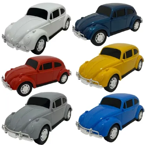CARRINHO FUSCA PLASTICO BRINQUEDO COLECIONÁVEIS
