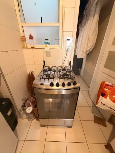 Fogão Brastemp 5 bocas inox - forno 65L - ótimo estado