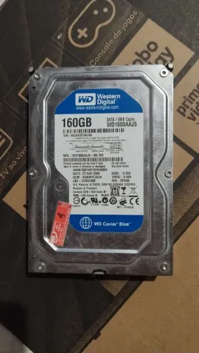 HD Western Digital 160GB Caviar Blue<br>SATA 3.5 Polegadas, 8MB Cache