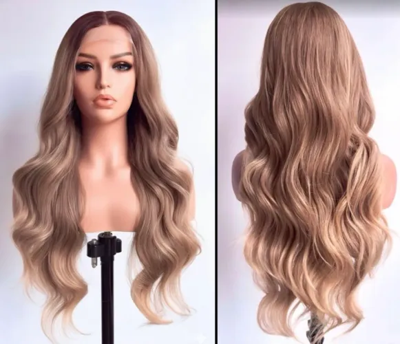 Peruca Lace front HD Cabelo Russo Premium 