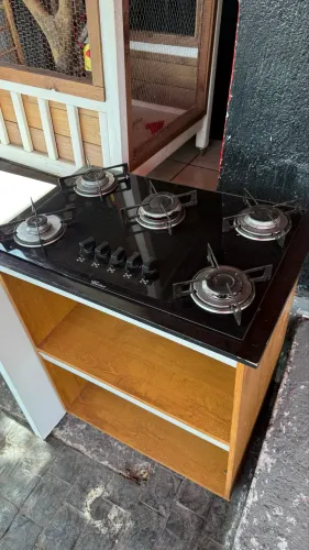 Fogão Cooktop + Armário