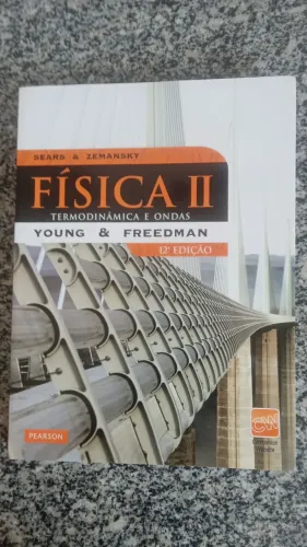 Livro Física II (Termodinâmica e ondas) 12° edição  - seminovo 