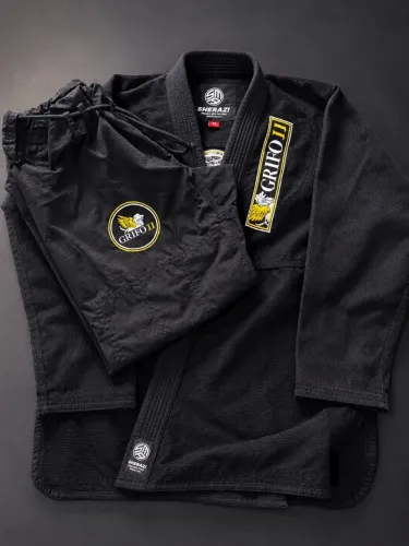 Kimono Jiu-Jitsu Sherazi Preto - A4 e A1