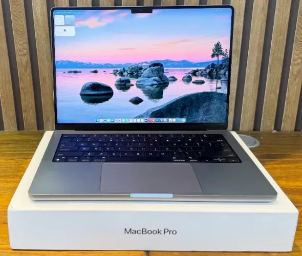 MacBook PRO A2442 14 Pol M1 PRO Mem 16gb SSD 512 Impecável Bateria 96% c/ Caixa 