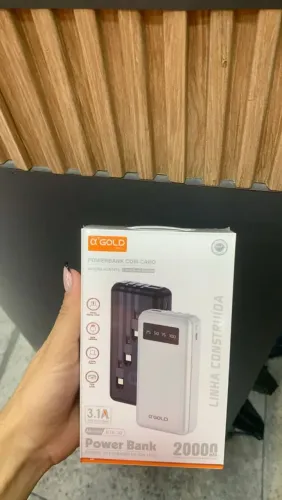 Carregador portátil esteja preparado!