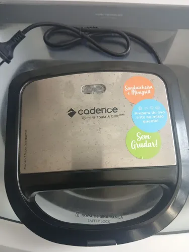 Torradeira cadence traste e grill