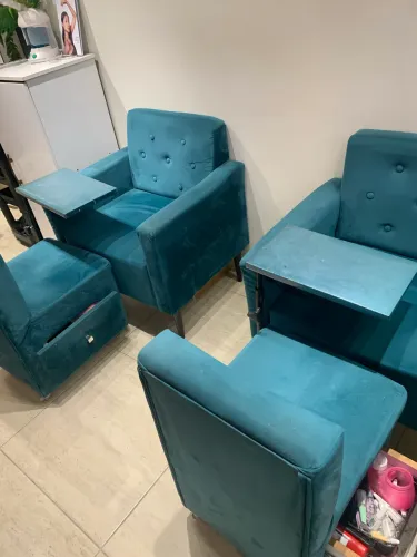 Poltrona com cirandinha para salão de beleza