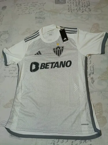 Camisa Atletico MG Oficial Nova Branca
