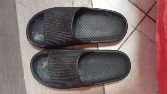 Chinelo Slide Preto EVA Nº 39 - Usado