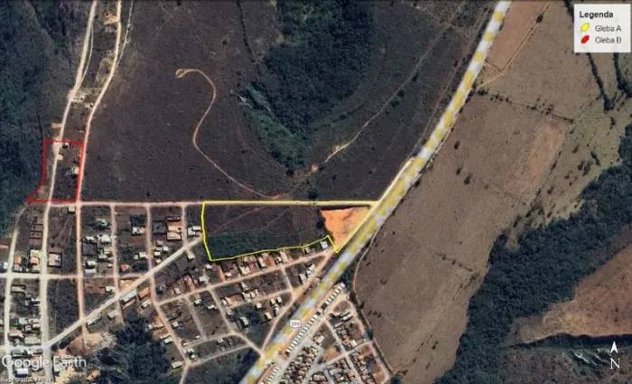 Terreno com acesso fácil, 2,46ha, pronto para construir