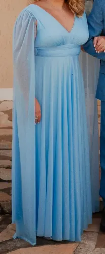 Vestido de festa M na cor azul